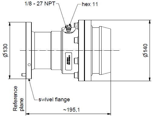 318EIA-HC400-019 connector, dimensions in mm