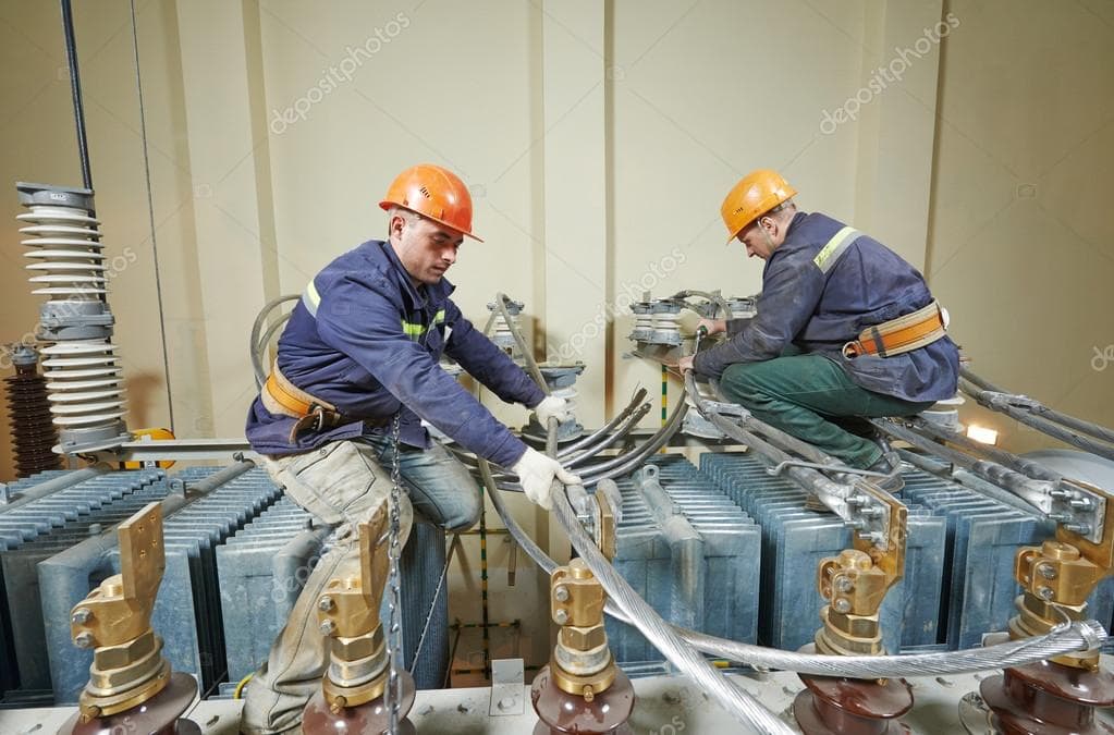 depositphotos 53556827 stock photo electricians workers