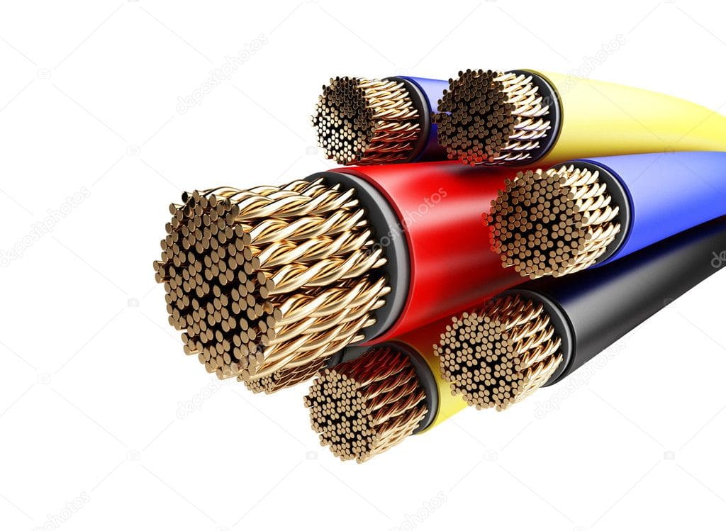 depositphotos 7636505 stock photo wires on a white background